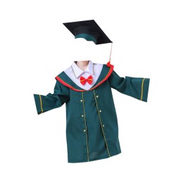 SKDA026 Manufacturing Green Long Sleeve Graduation Robe Design Gold Lace Cuff Graduation Robe Special Store Children Graduation Robe Primary School Graduation Robe Secondary School Graduation Robe SKDA026 Manufacturing Green Long Sleeve Graduation Robe Design Gold Lace Cuff Graduation Robe Special Store Children Graduation Robe Primary School Graduation Robe Secondary School Graduation Robe